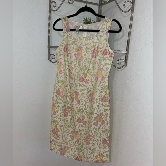 Vintage Talbots Floral Sleeveless Dress - Picture 3 of 6